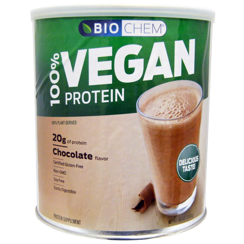 Biochem, 100% Vegan Protein, Chocolate Flavor, 26.0 oz (737.8 g)