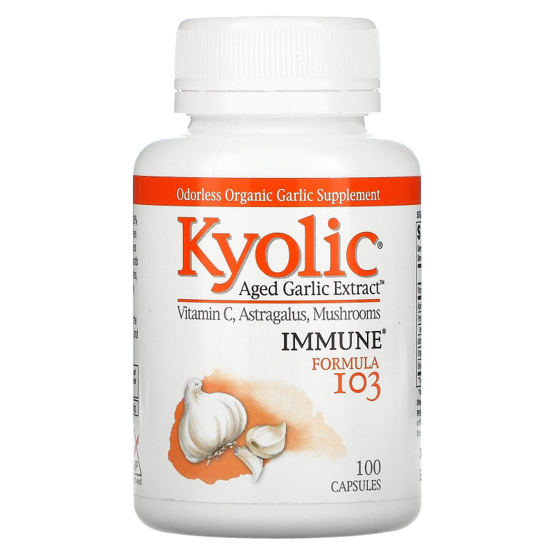 Kyolic, Средство для укрепления иммунитета 103, 100 капсул