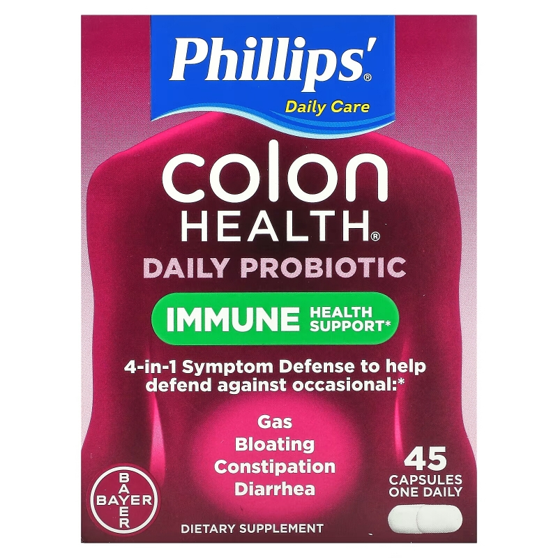 Phillips, Colon Health Daily Probiotic, 45 Capsules