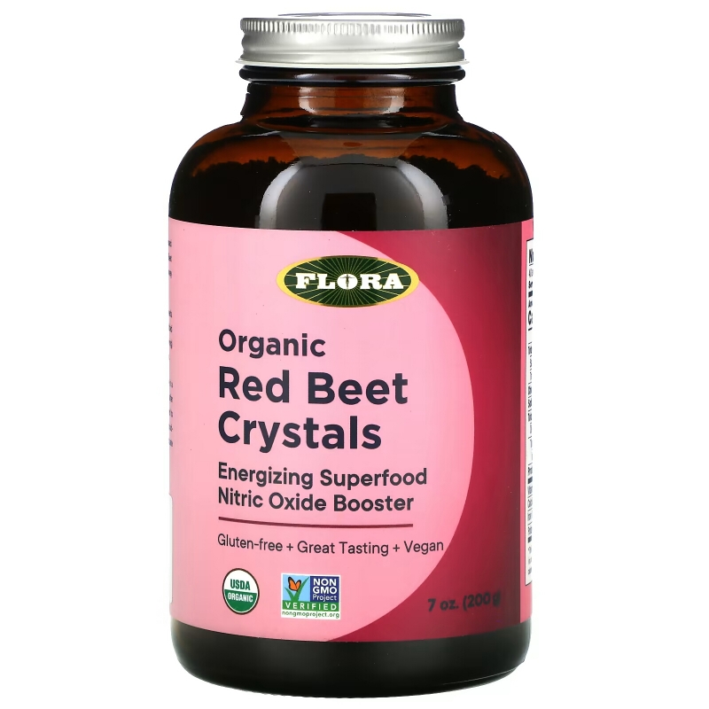 Flora, Organic Red Beet Crystals, 7 oz (200 g)