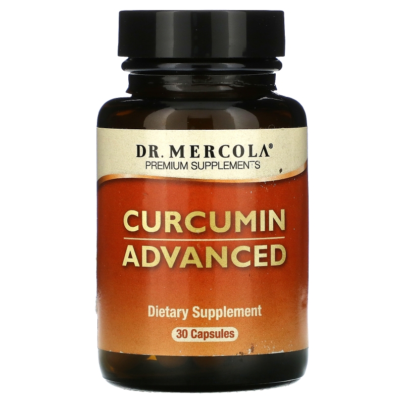 Dr. Mercola, улучшенный куркумин, 500 мг, 30 капсул