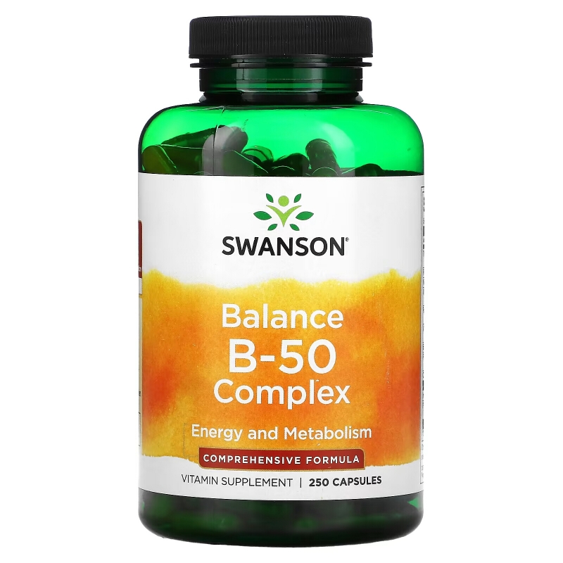 Swanson, Balance B-50 Complex, 250 Capsules