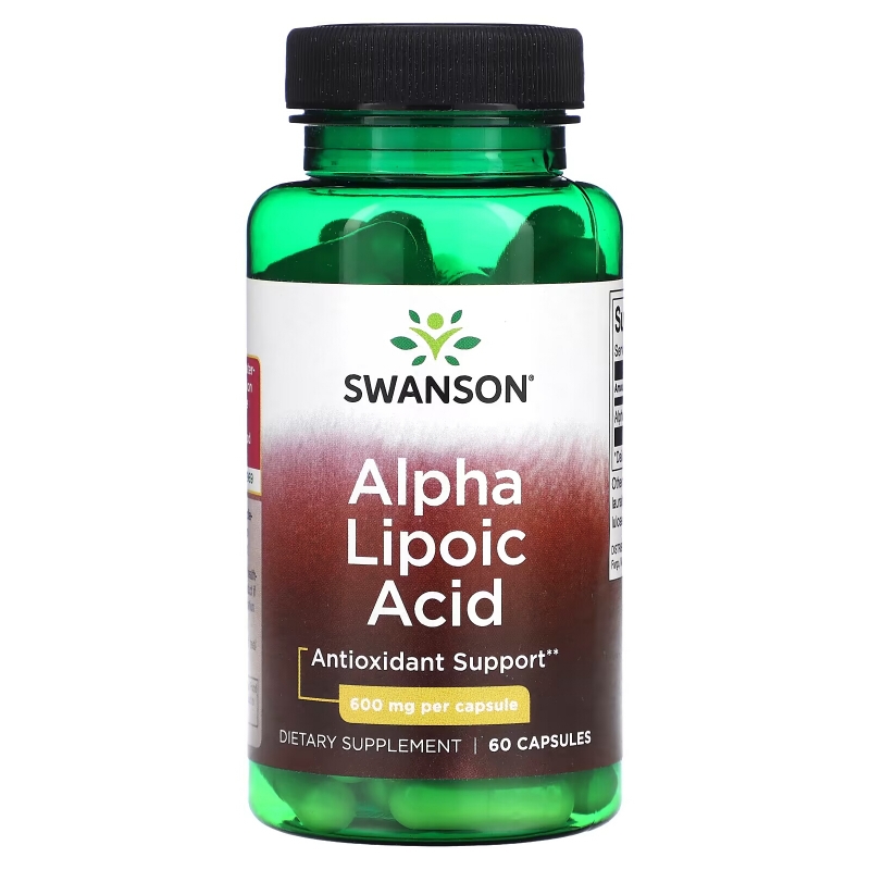 Swanson, Alpha Lipoic Acid, 600 mg, 60 Capsules