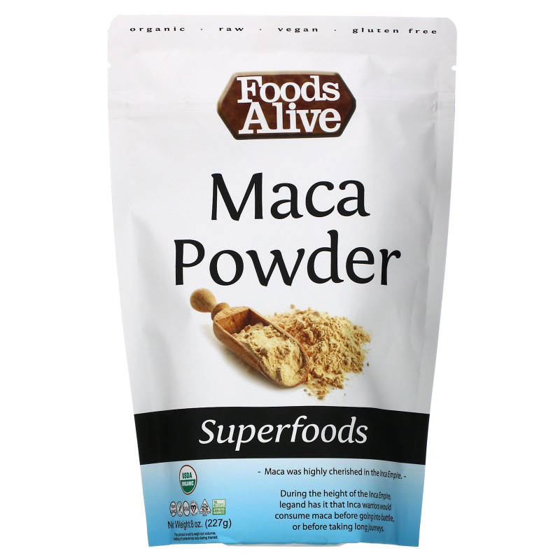 Foods Alive, Superfoods, Maca Powder, 8 oz (227 g)